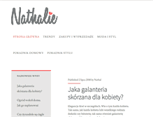 Tablet Screenshot of nathalieshop.pl